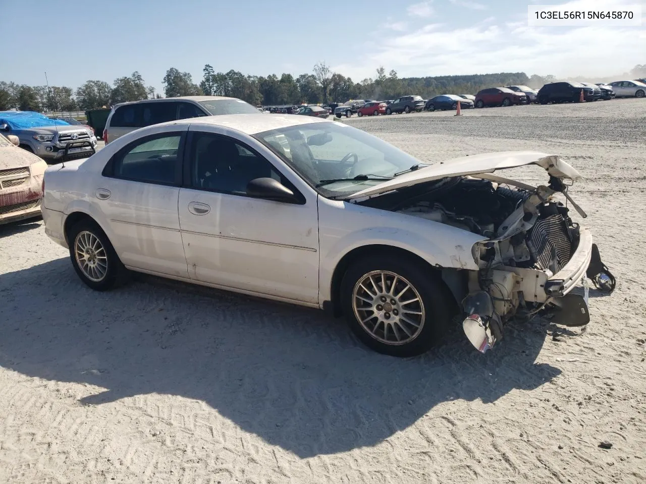 2005 Chrysler Sebring Touring VIN: 1C3EL56R15N645870 Lot: 74931834