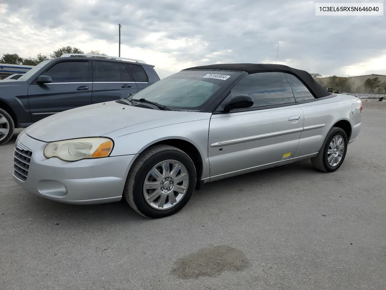 2005 Chrysler Sebring Limited VIN: 1C3EL65RX5N646040 Lot: 76166904