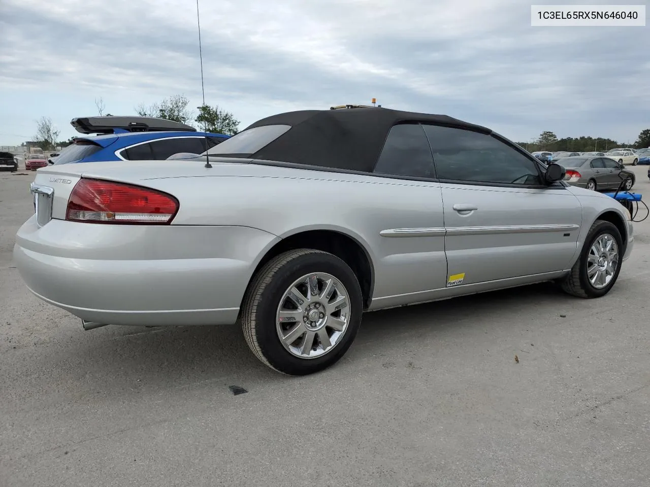 2005 Chrysler Sebring Limited VIN: 1C3EL65RX5N646040 Lot: 76166904