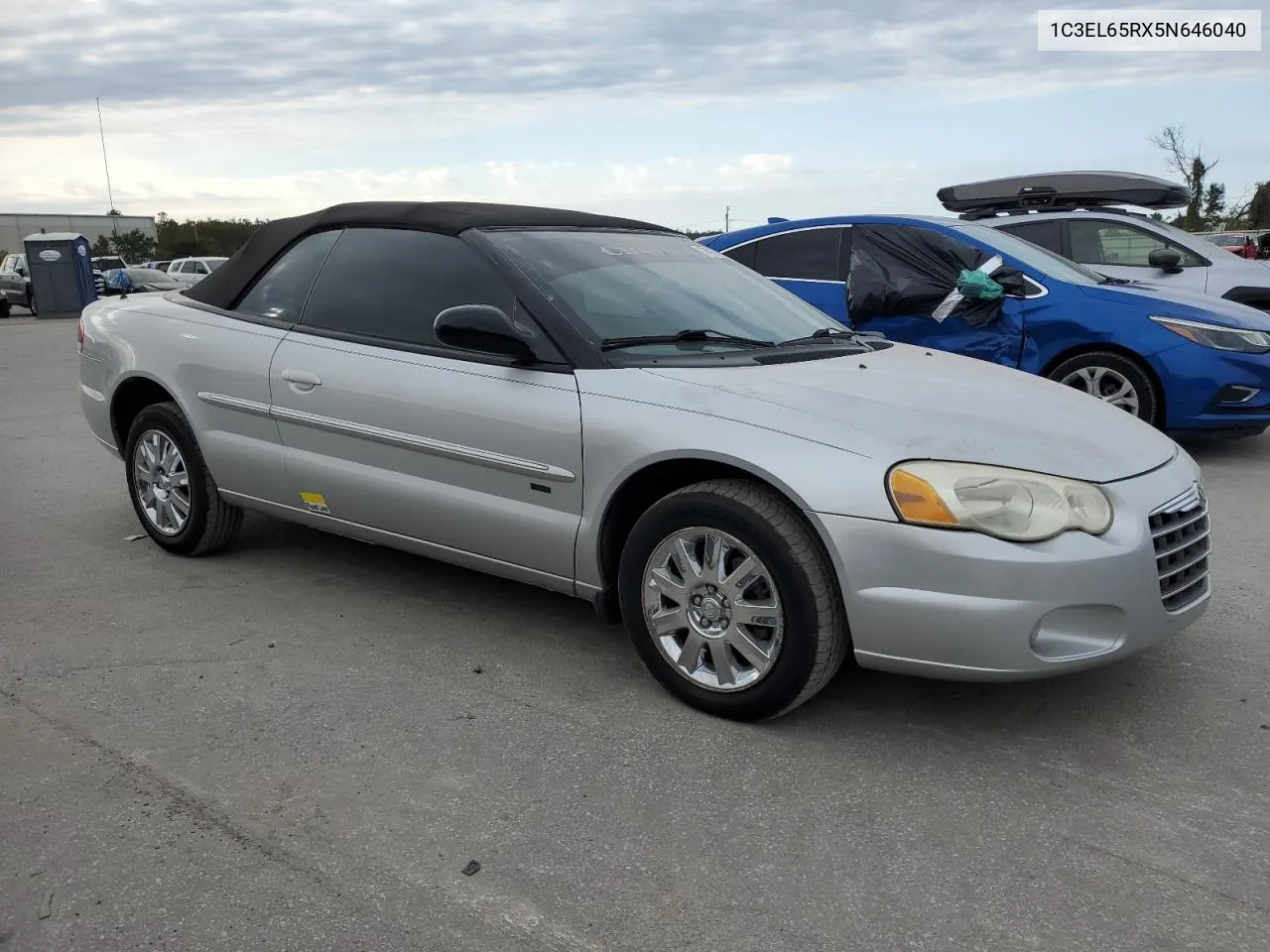 2005 Chrysler Sebring Limited VIN: 1C3EL65RX5N646040 Lot: 76166904