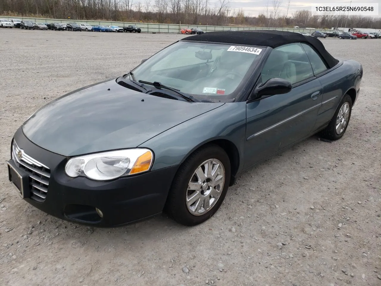 2005 Chrysler Sebring Limited VIN: 1C3EL65R25N690548 Lot: 79094634