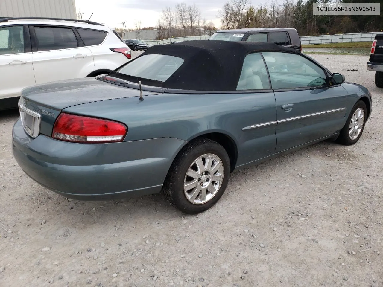 2005 Chrysler Sebring Limited VIN: 1C3EL65R25N690548 Lot: 79094634