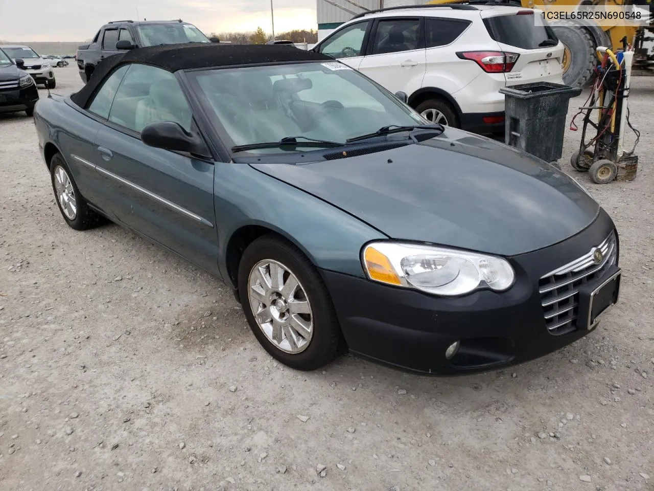 2005 Chrysler Sebring Limited VIN: 1C3EL65R25N690548 Lot: 79094634