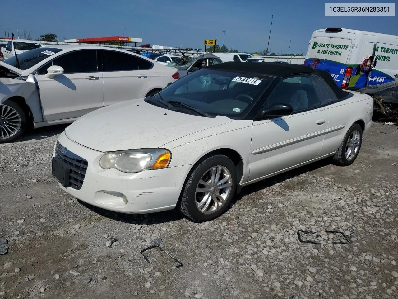 2006 Chrysler Sebring Touring VIN: 1C3EL55R36N283351 Lot: 55506714