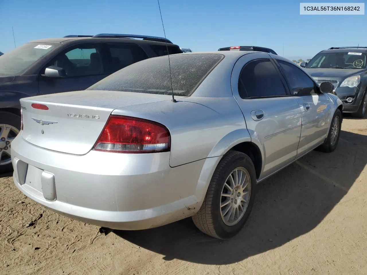 2006 Chrysler Sebring Touring VIN: 1C3AL56T36N168242 Lot: 71974194