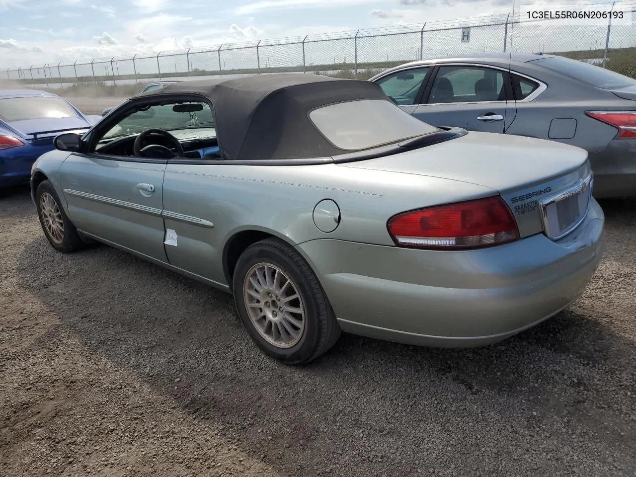 2006 Chrysler Sebring Touring VIN: 1C3EL55R06N206193 Lot: 76193964