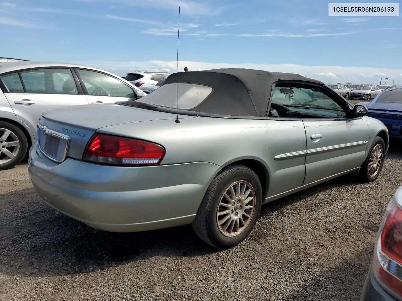 2006 Chrysler Sebring Touring VIN: 1C3EL55R06N206193 Lot: 76193964