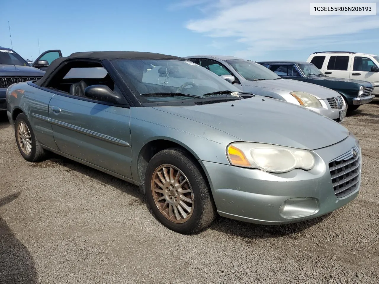 2006 Chrysler Sebring Touring VIN: 1C3EL55R06N206193 Lot: 76193964