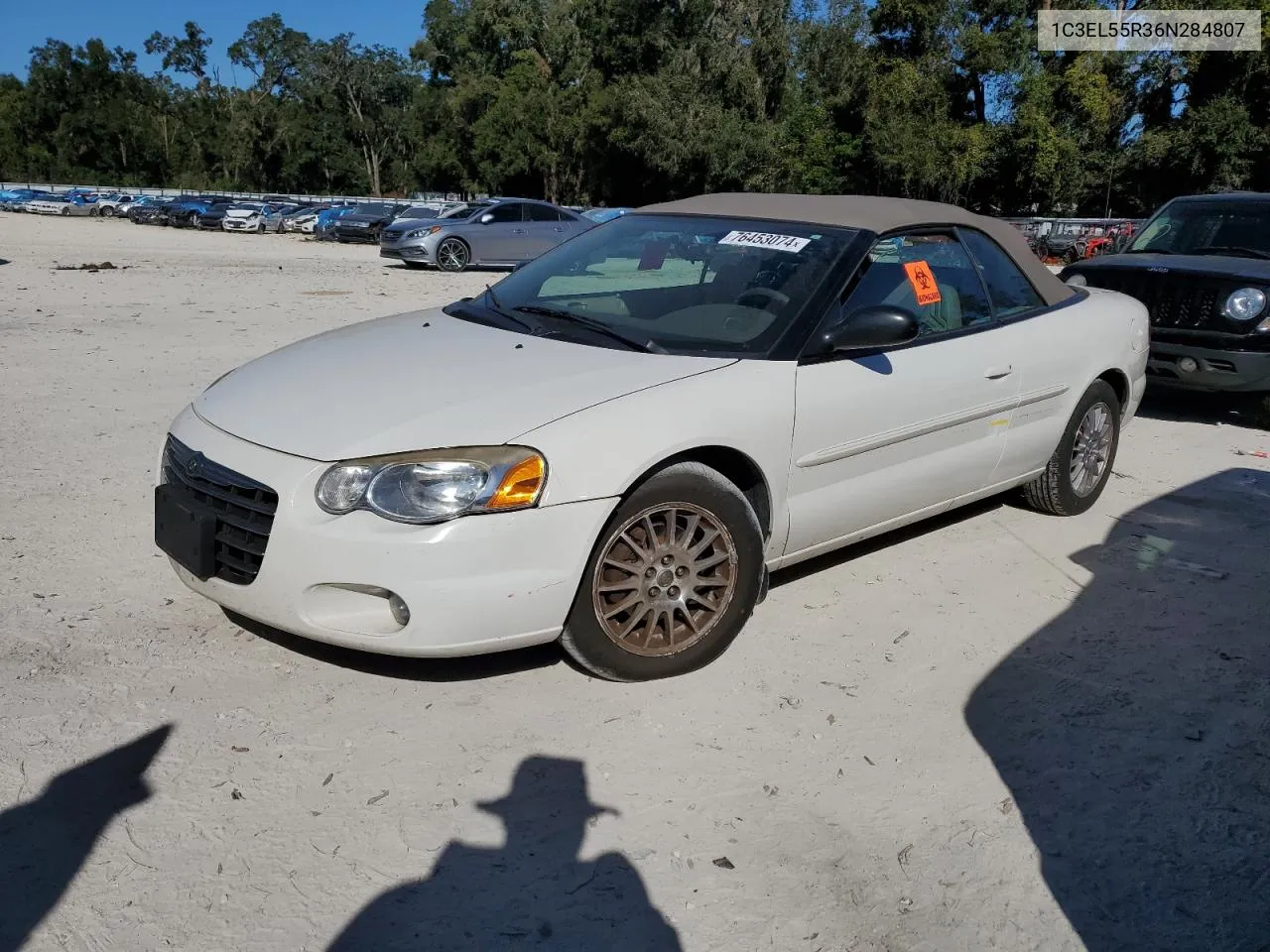 2006 Chrysler Sebring Touring VIN: 1C3EL55R36N284807 Lot: 76699244