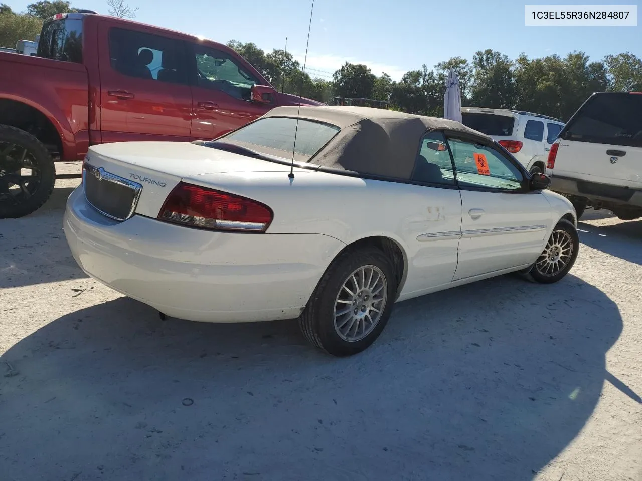 2006 Chrysler Sebring Touring VIN: 1C3EL55R36N284807 Lot: 76699244