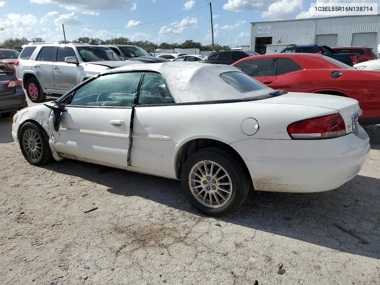 2006 Chrysler Sebring Touring VIN: 1C3EL55R16N138714 Lot: 78513774