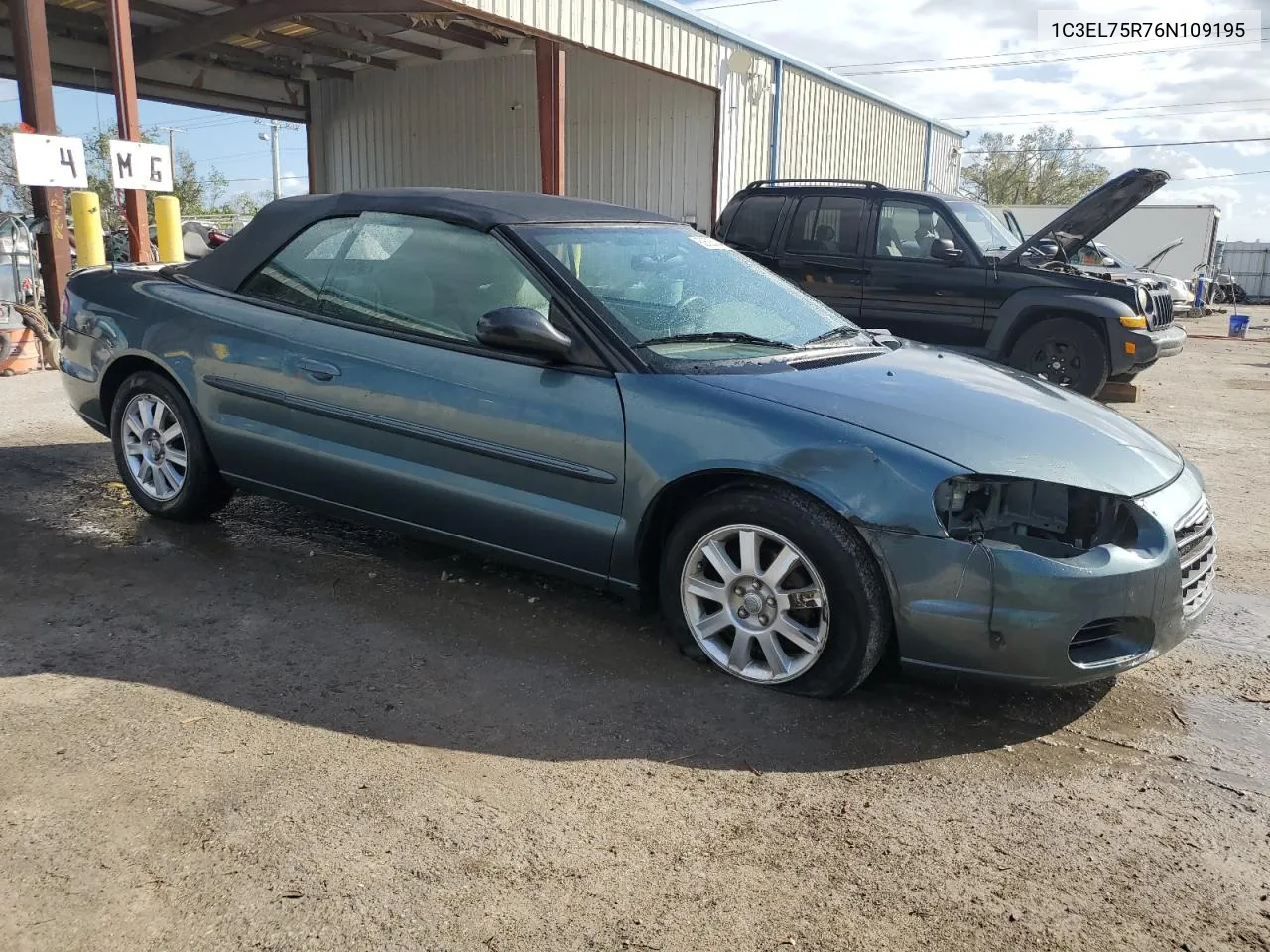 2006 Chrysler Sebring Gtc VIN: 1C3EL75R76N109195 Lot: 80625444