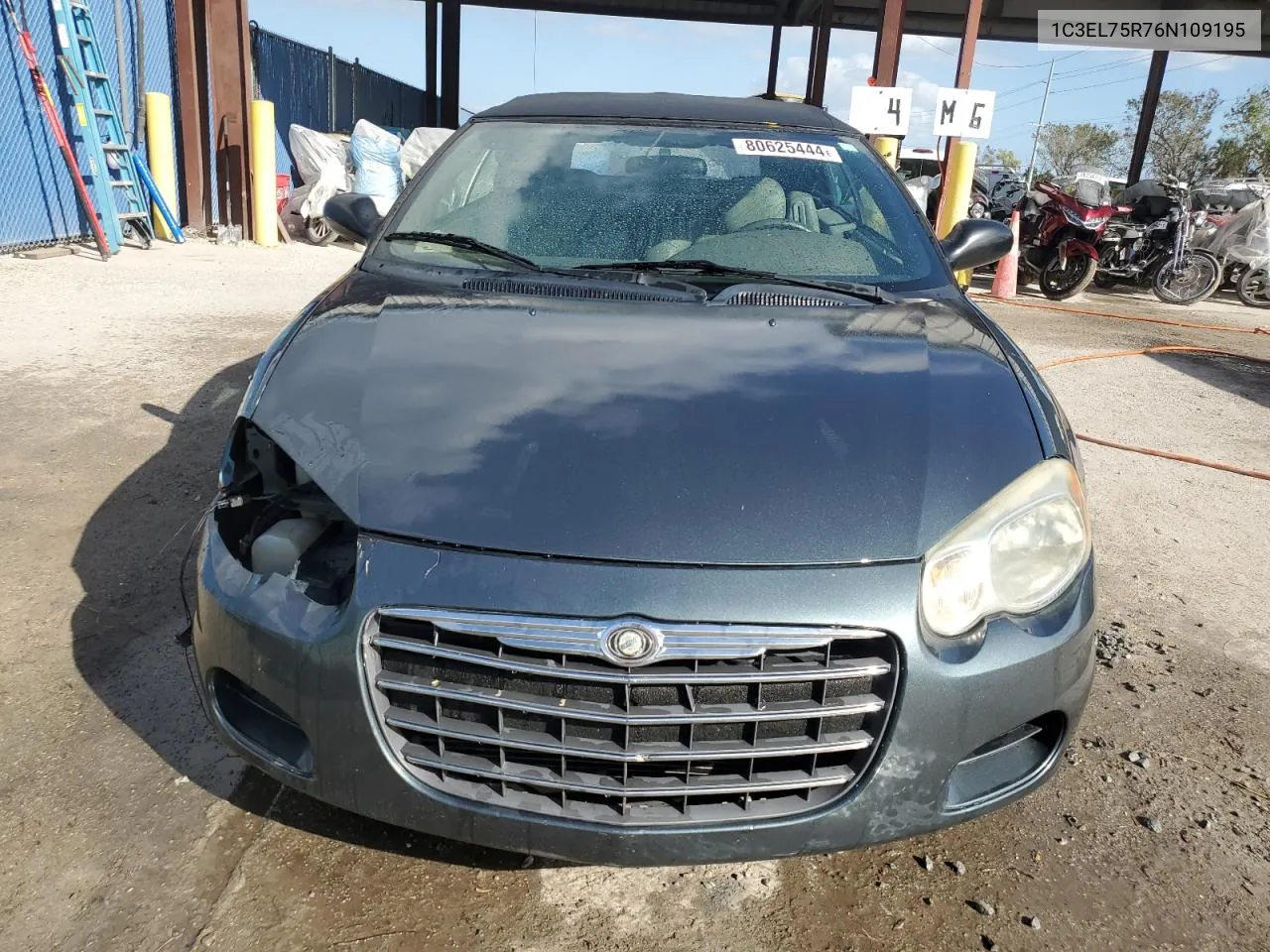 2006 Chrysler Sebring Gtc VIN: 1C3EL75R76N109195 Lot: 80625444