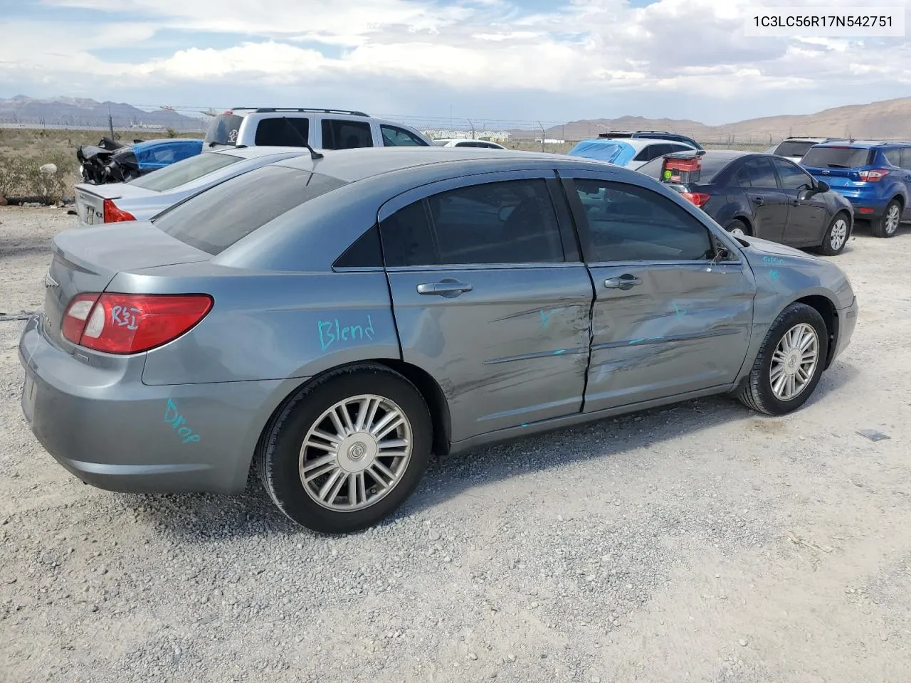 1C3LC56R17N542751 2007 Chrysler Sebring Touring