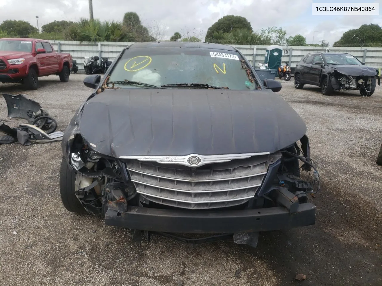 2007 Chrysler Sebring VIN: 1C3LC46K87N540864 Lot: 68483172