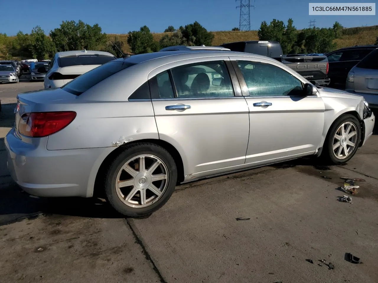 2007 Chrysler Sebring Limited VIN: 1C3LC66M47N561885 Lot: 70705554