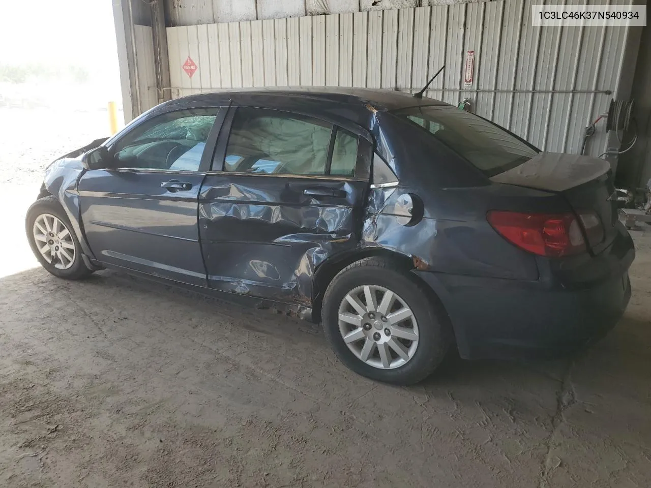 2007 Chrysler Sebring VIN: 1C3LC46K37N540934 Lot: 72329694