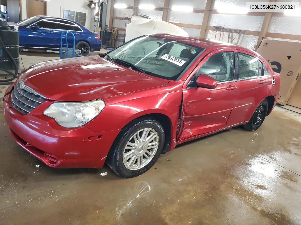 2007 Chrysler Sebring Touring VIN: 1C3LC56K27N680821 Lot: 73023534