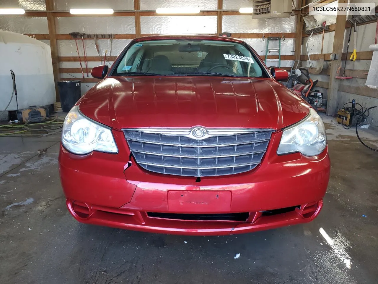 2007 Chrysler Sebring Touring VIN: 1C3LC56K27N680821 Lot: 73023534