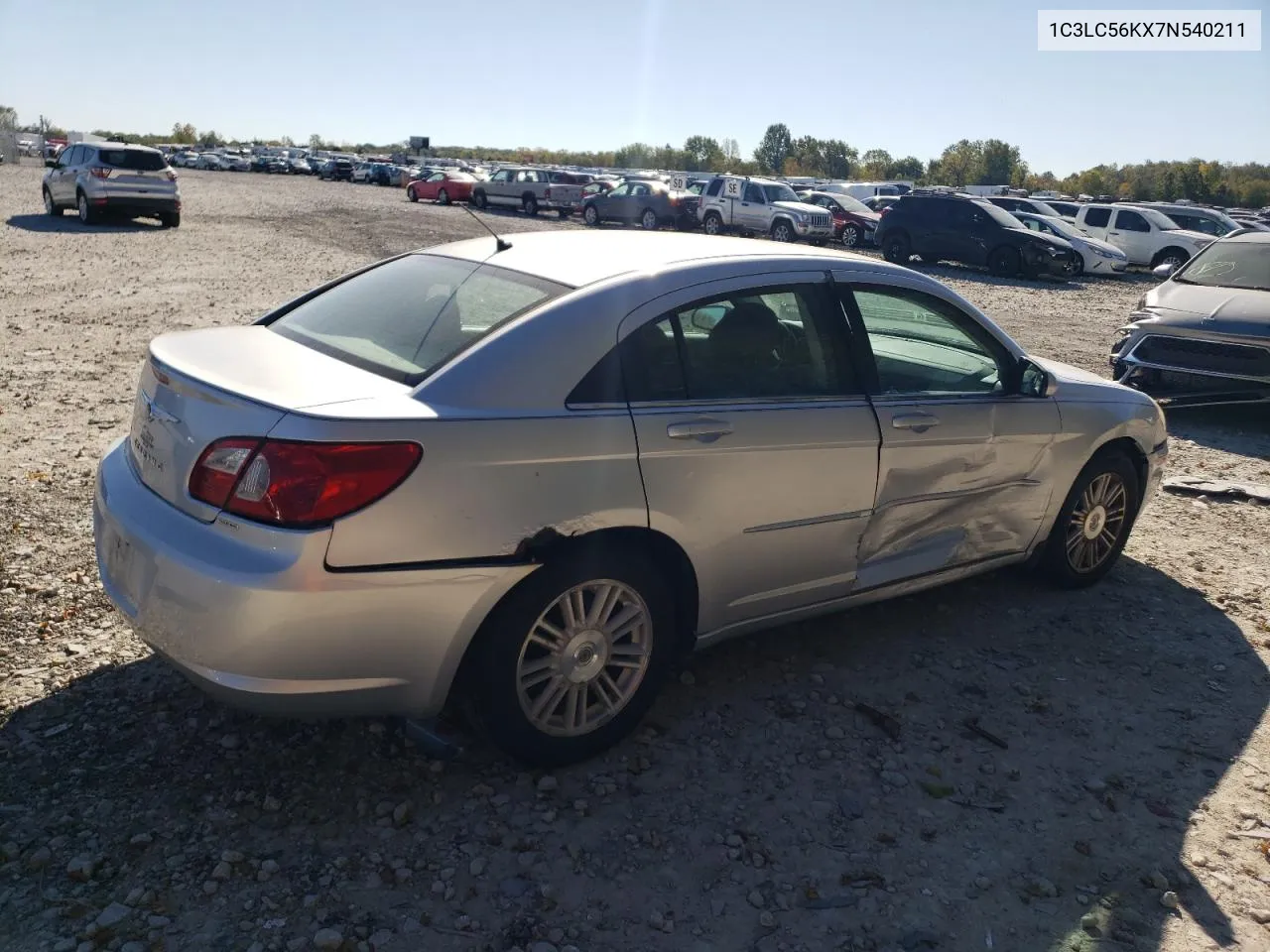 2007 Chrysler Sebring Touring VIN: 1C3LC56KX7N540211 Lot: 74339844