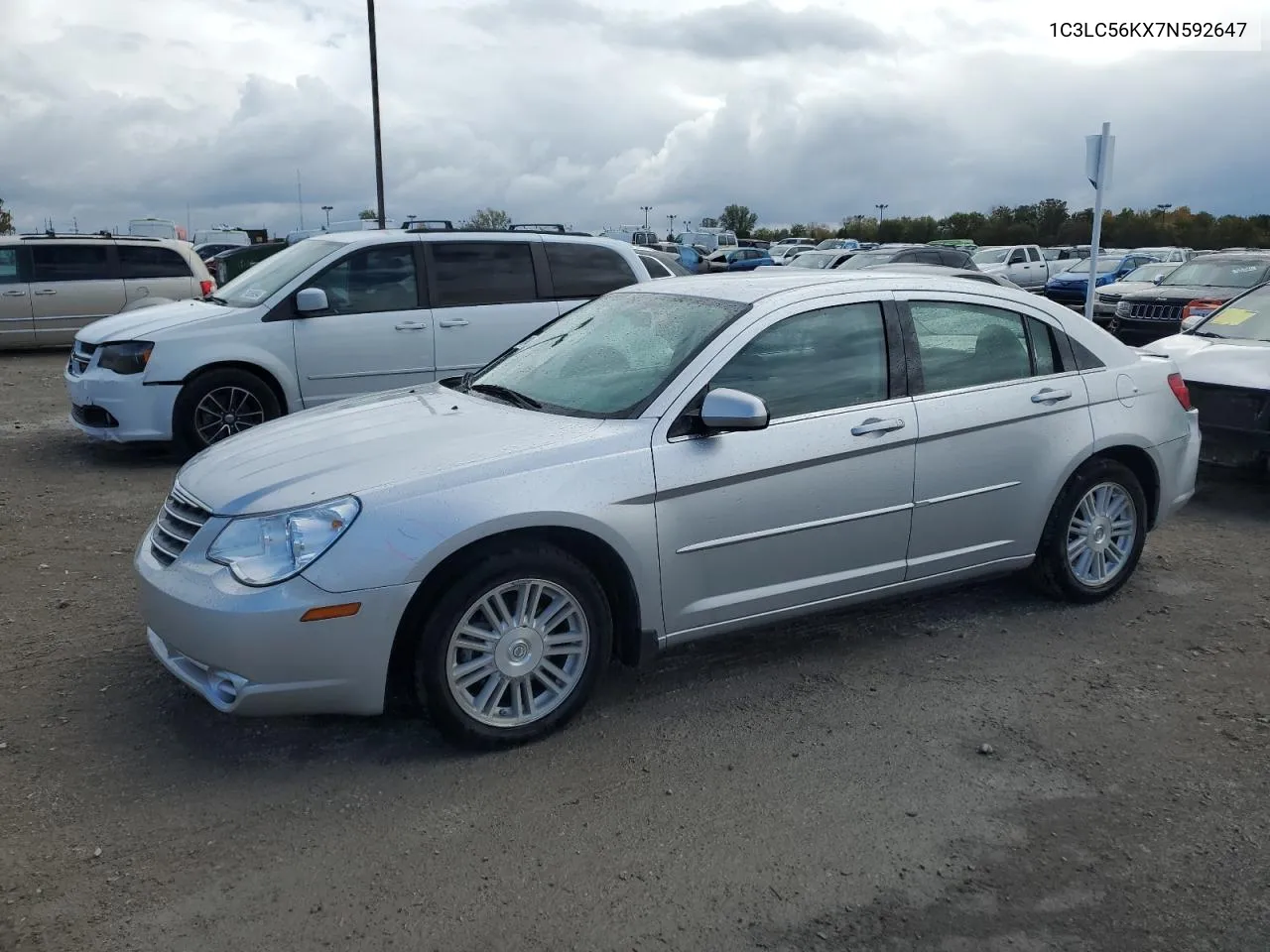 2007 Chrysler Sebring Touring VIN: 1C3LC56KX7N592647 Lot: 75409044