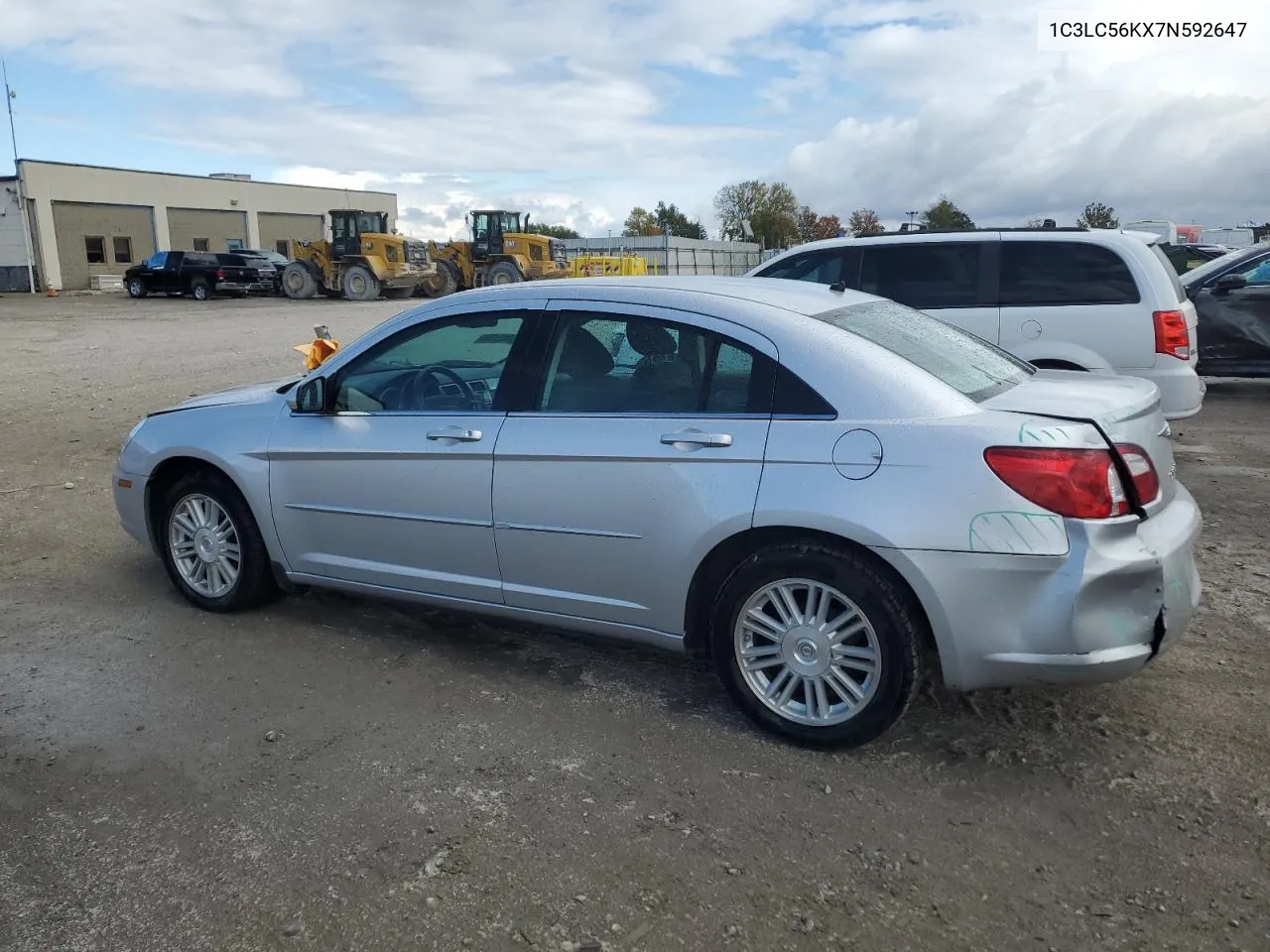 2007 Chrysler Sebring Touring VIN: 1C3LC56KX7N592647 Lot: 75409044