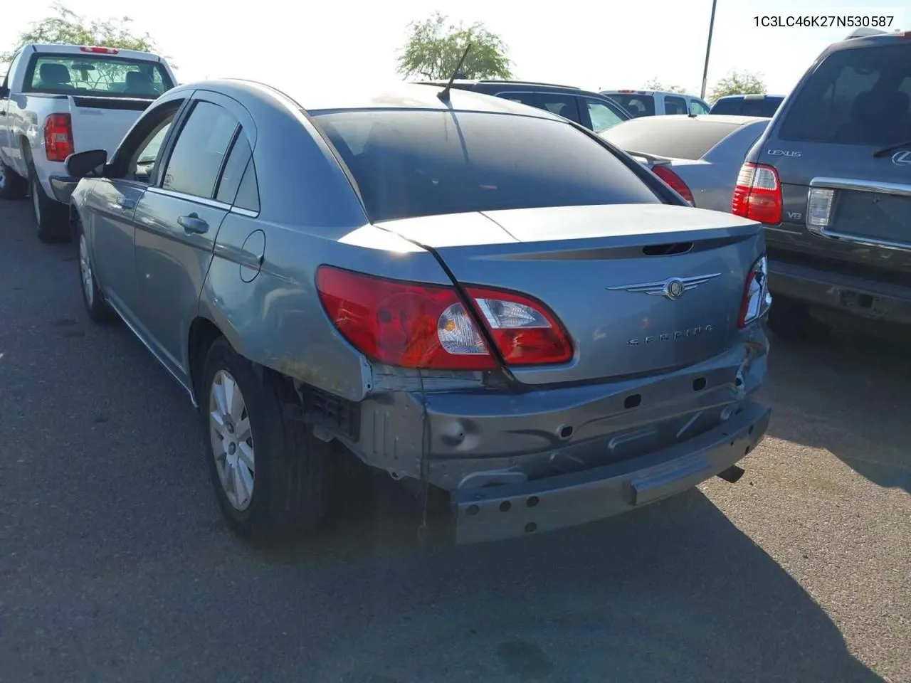 2007 Chrysler Sebring VIN: 1C3LC46K27N530587 Lot: 77916214