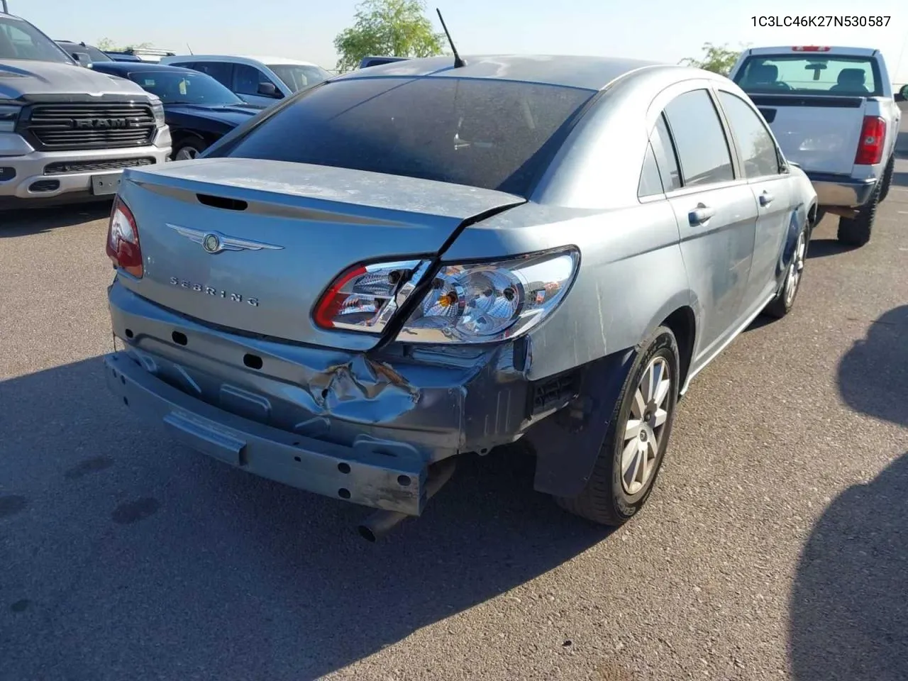 2007 Chrysler Sebring VIN: 1C3LC46K27N530587 Lot: 77916214