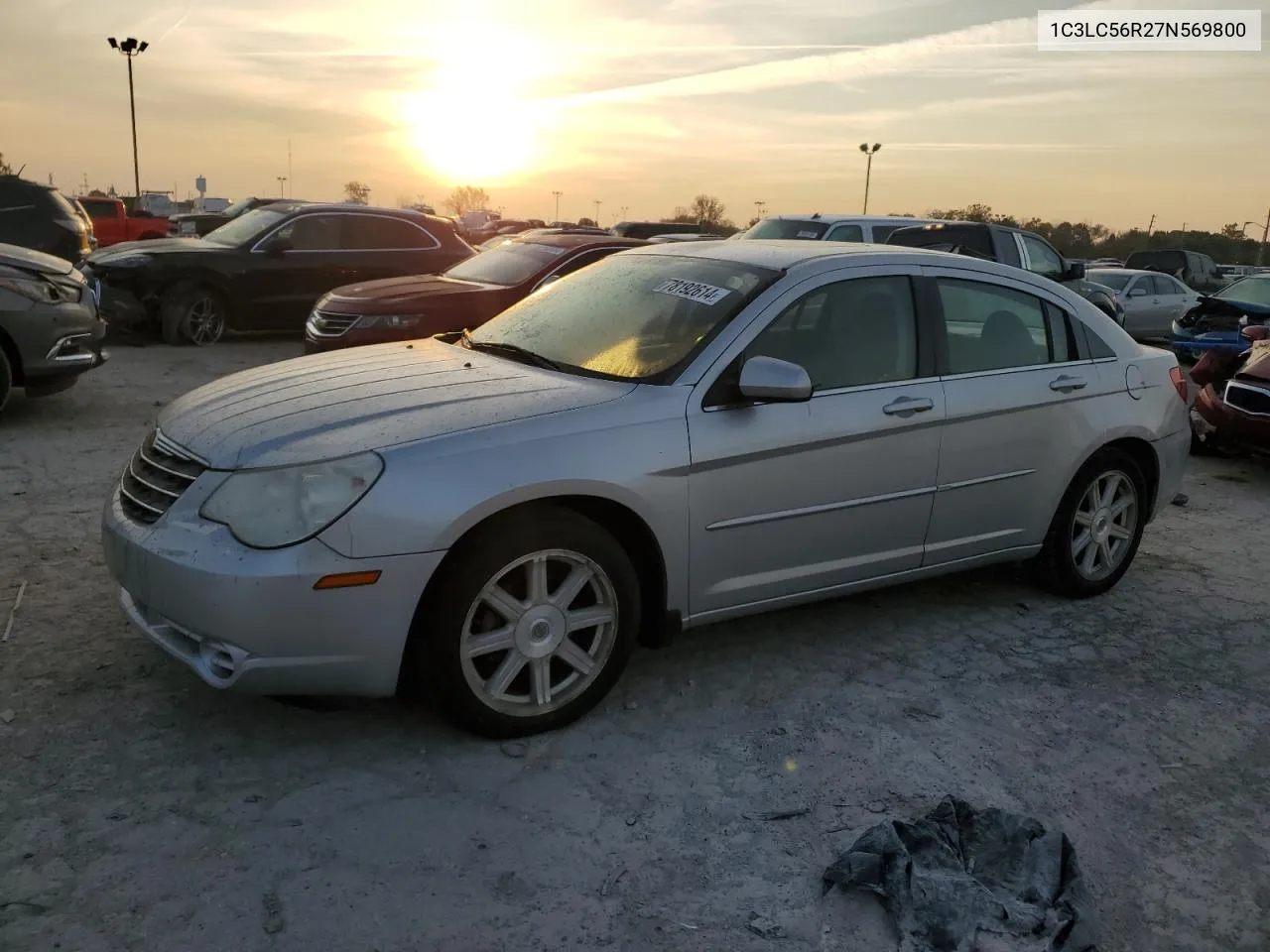 2007 Chrysler Sebring Touring VIN: 1C3LC56R27N569800 Lot: 78192614