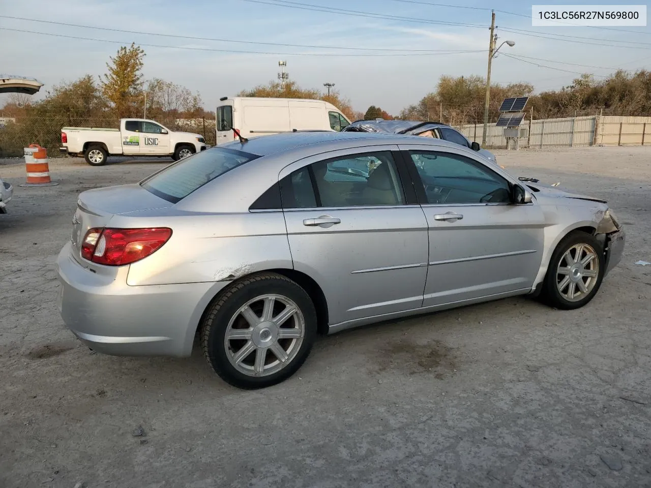 2007 Chrysler Sebring Touring VIN: 1C3LC56R27N569800 Lot: 78192614