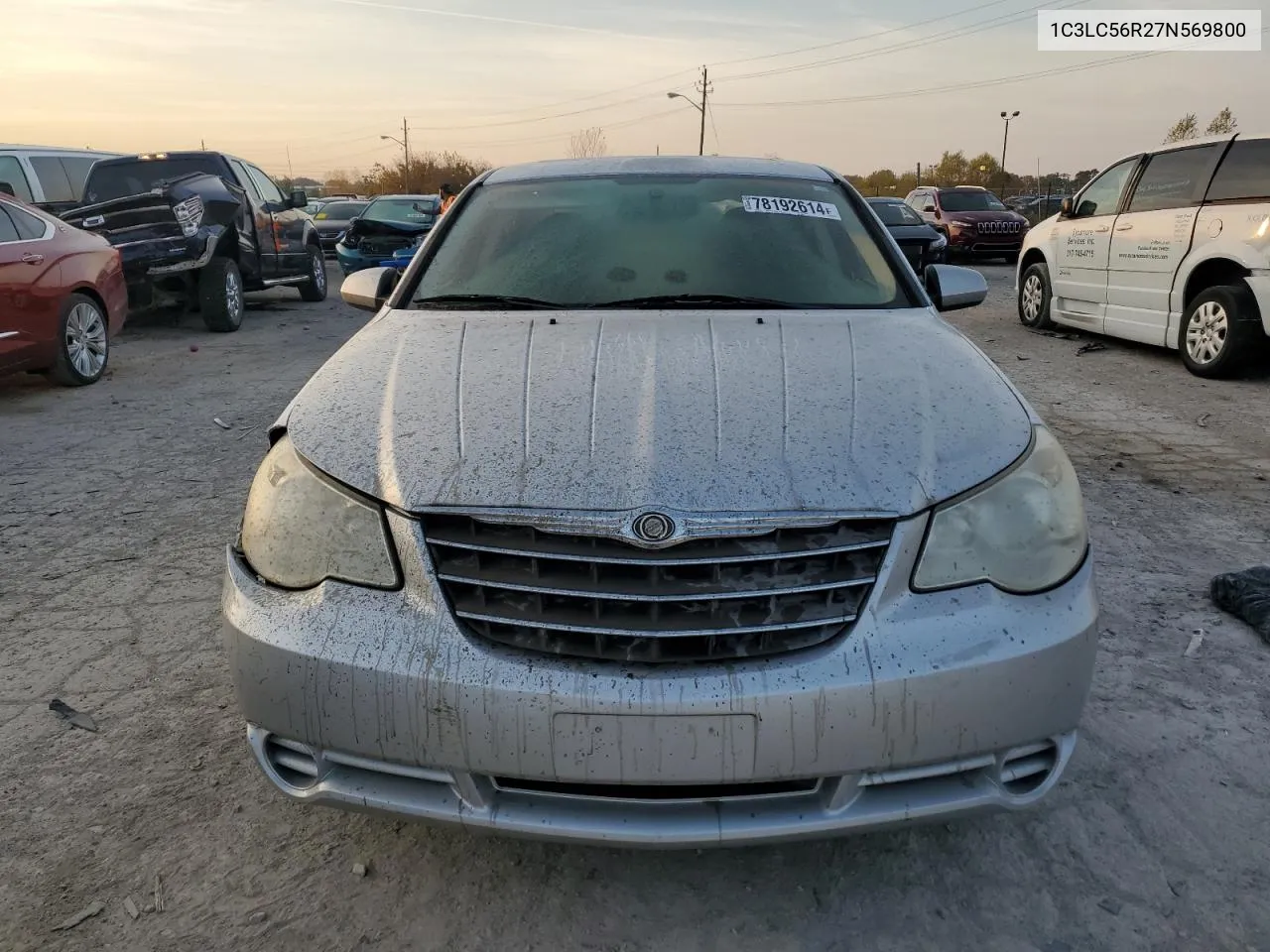 2007 Chrysler Sebring Touring VIN: 1C3LC56R27N569800 Lot: 78192614