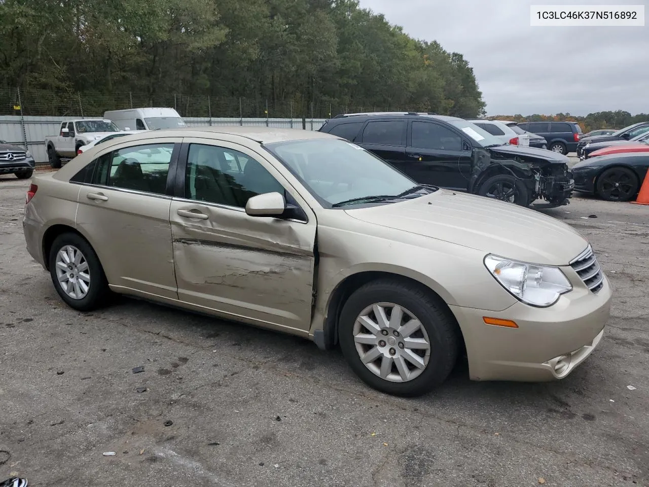 2007 Chrysler Sebring VIN: 1C3LC46K37N516892 Lot: 78604924