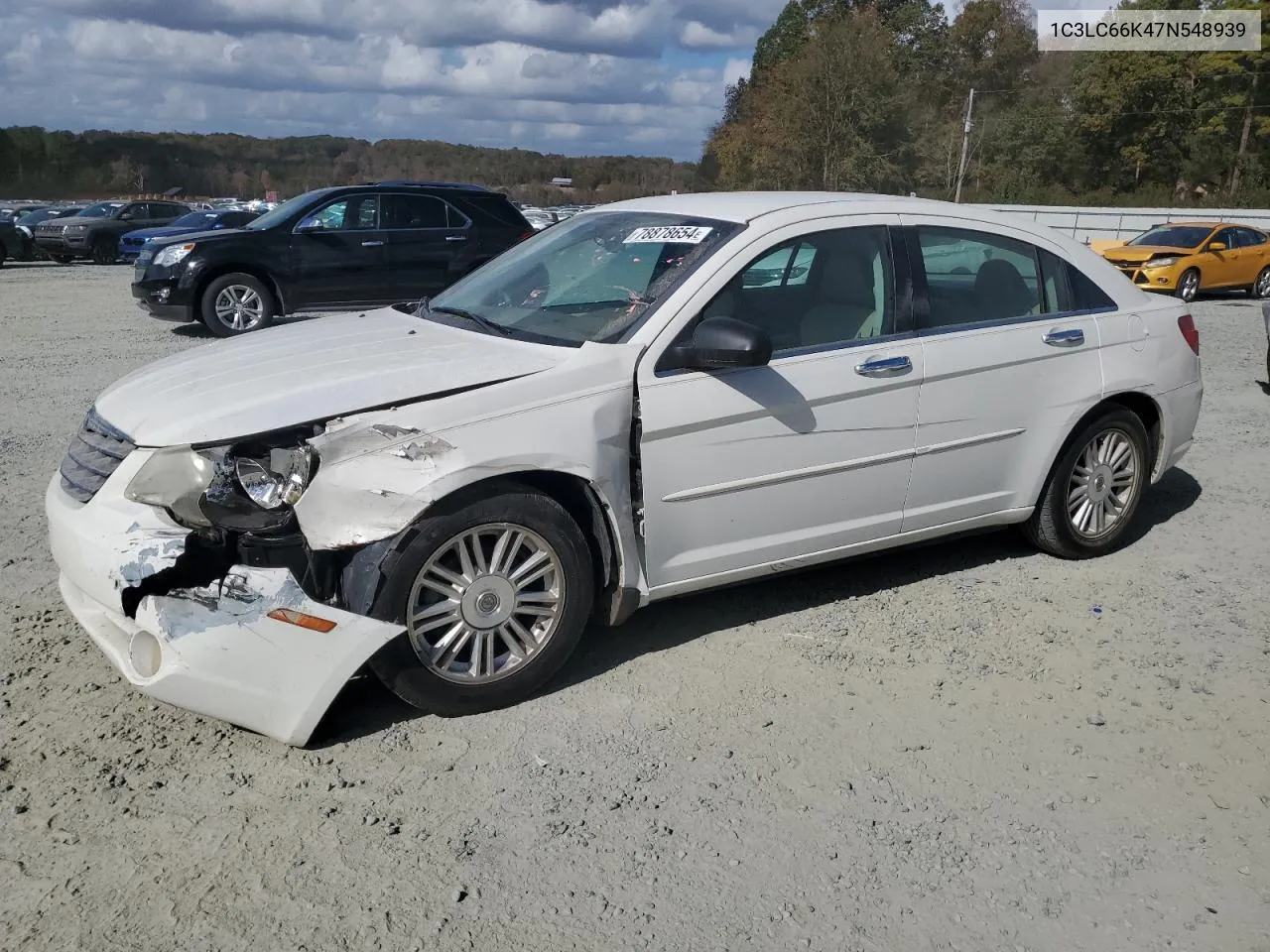 2007 Chrysler Sebring Limited VIN: 1C3LC66K47N548939 Lot: 78878654