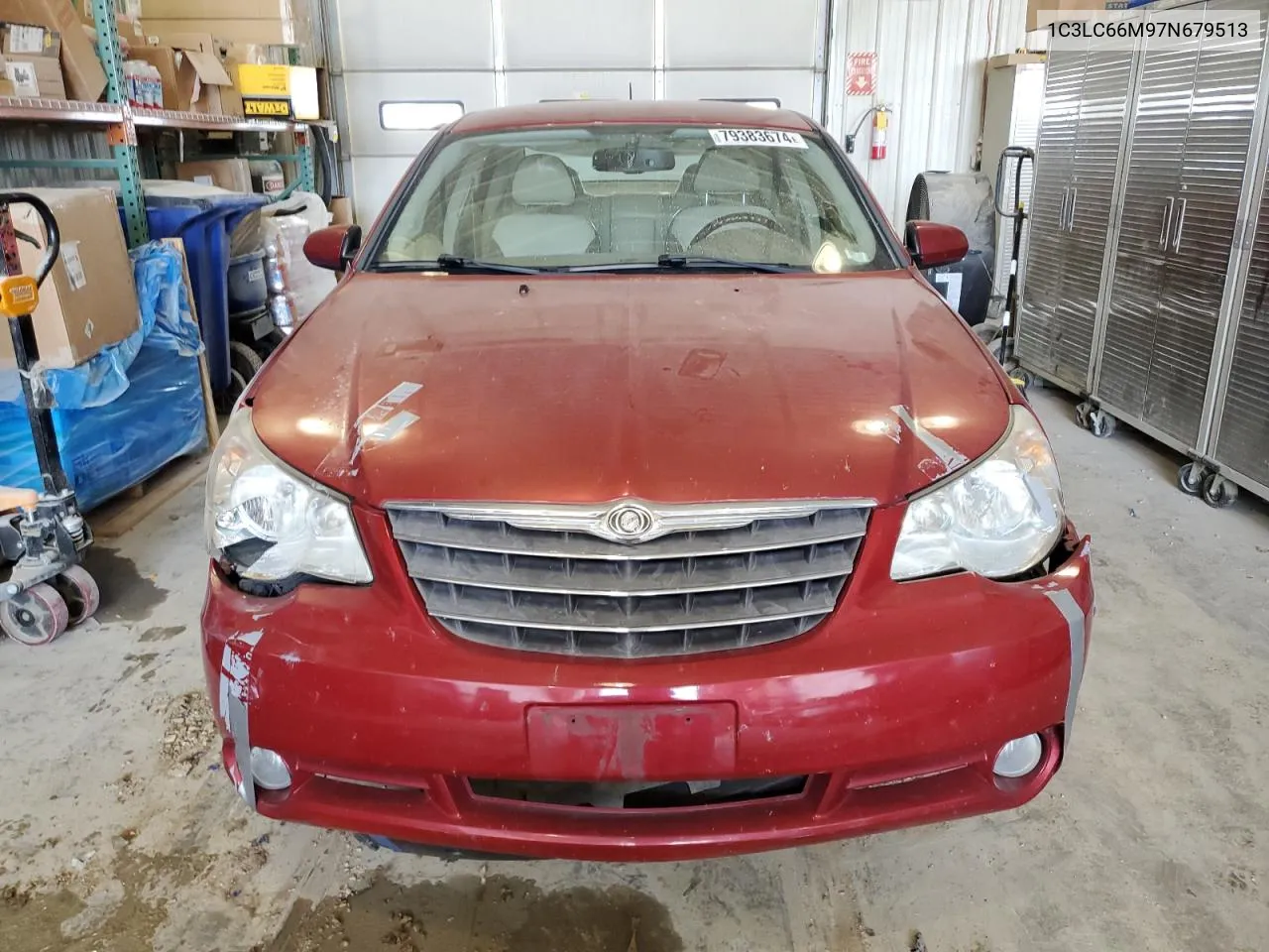 2007 Chrysler Sebring Limited VIN: 1C3LC66M97N679513 Lot: 79383674