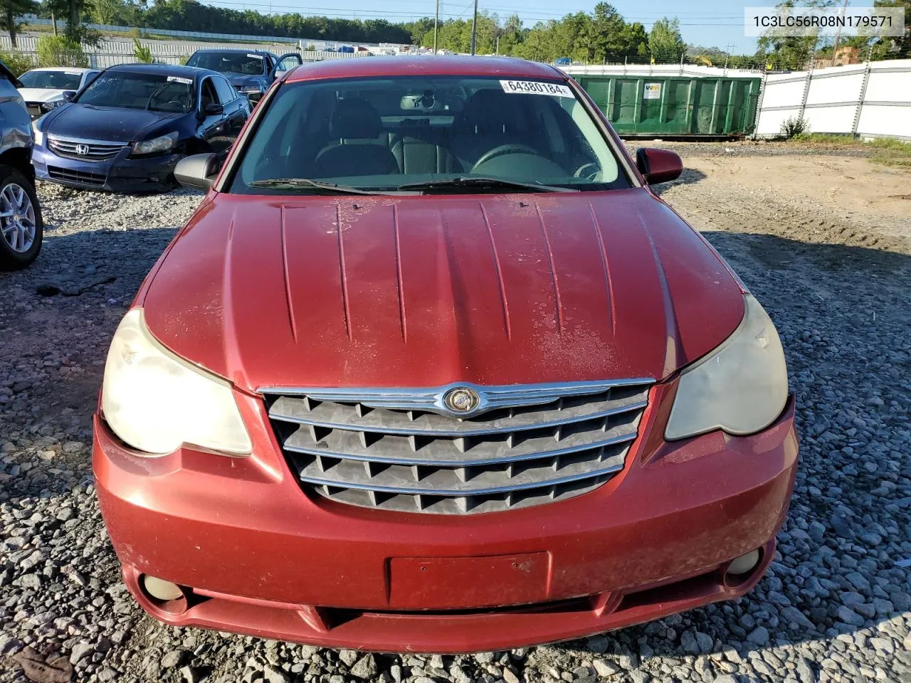 2008 Chrysler Sebring Touring VIN: 1C3LC56R08N179571 Lot: 64380184