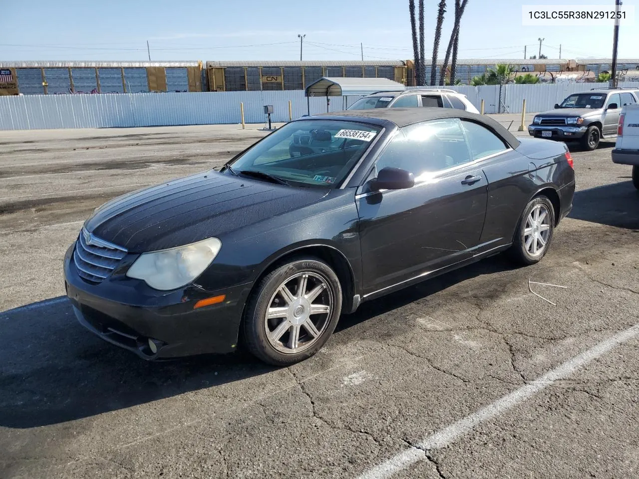 2008 Chrysler Sebring Touring VIN: 1C3LC55R38N291251 Lot: 66538154