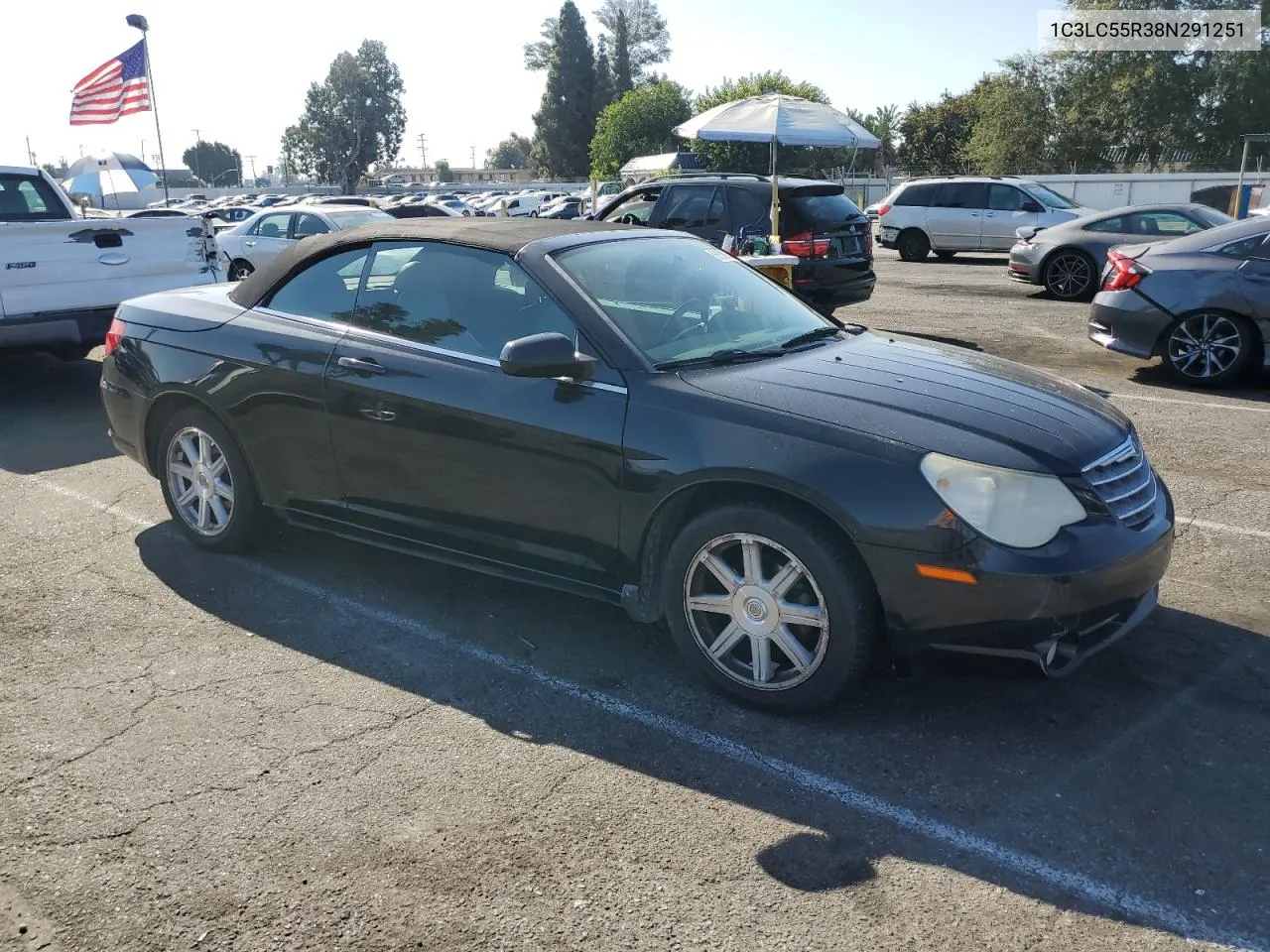 2008 Chrysler Sebring Touring VIN: 1C3LC55R38N291251 Lot: 66538154