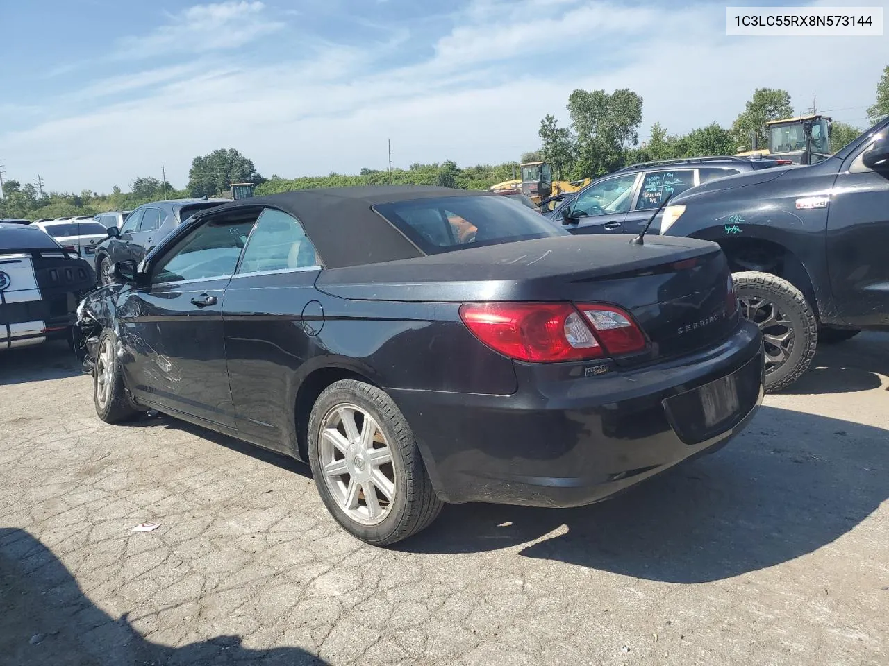 2008 Chrysler Sebring Touring VIN: 1C3LC55RX8N573144 Lot: 68868864