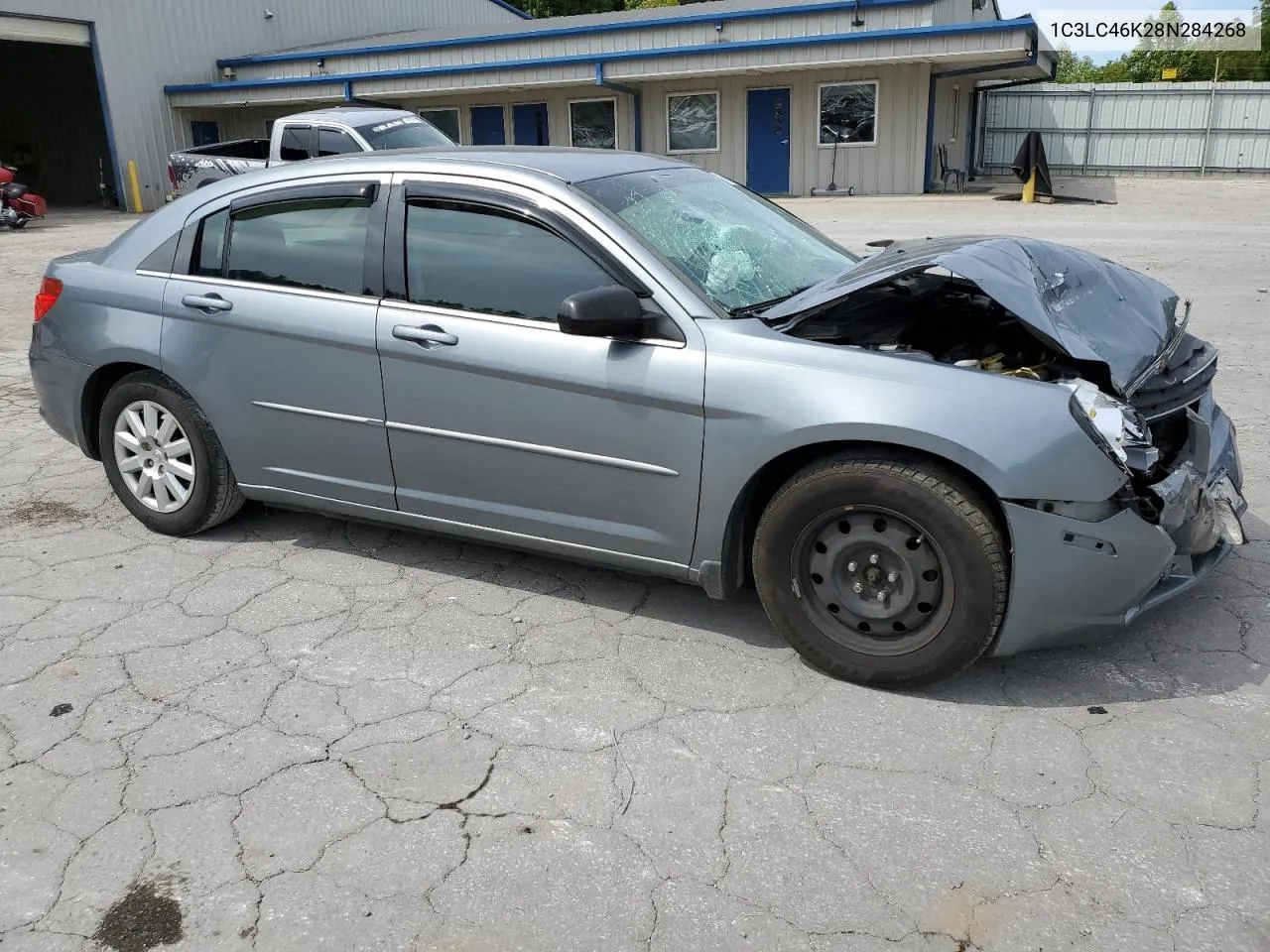 2008 Chrysler Sebring Lx VIN: 1C3LC46K28N284268 Lot: 69625414