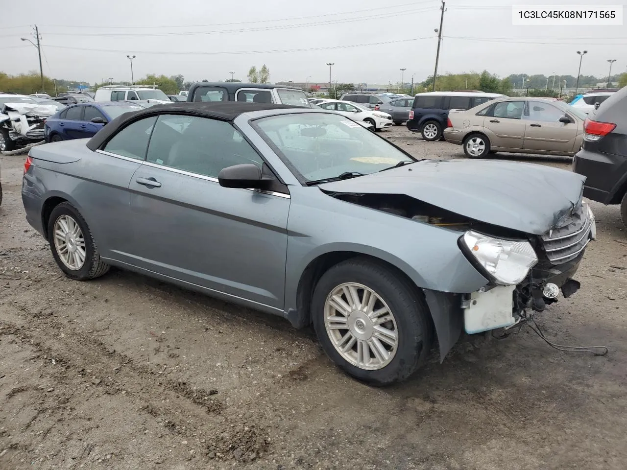 2008 Chrysler Sebring VIN: 1C3LC45K08N171565 Lot: 72325664