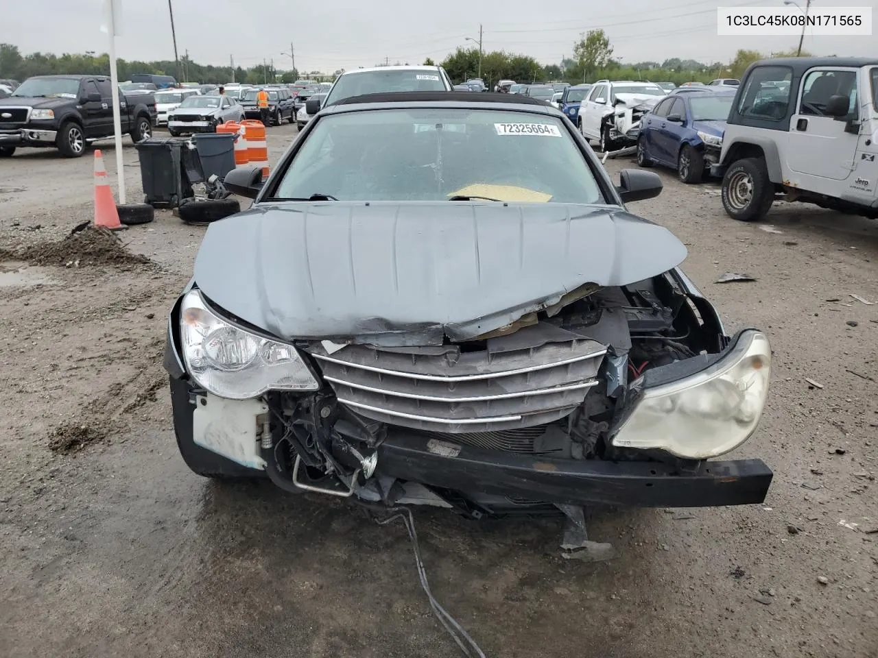 2008 Chrysler Sebring VIN: 1C3LC45K08N171565 Lot: 72325664