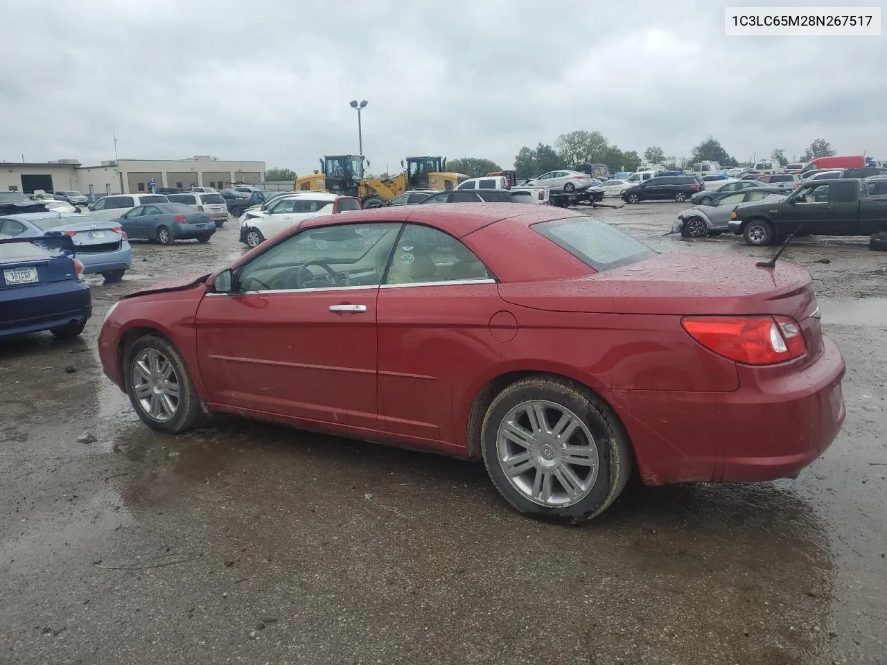 2008 Chrysler Sebring Limited VIN: 1C3LC65M28N267517 Lot: 73114414