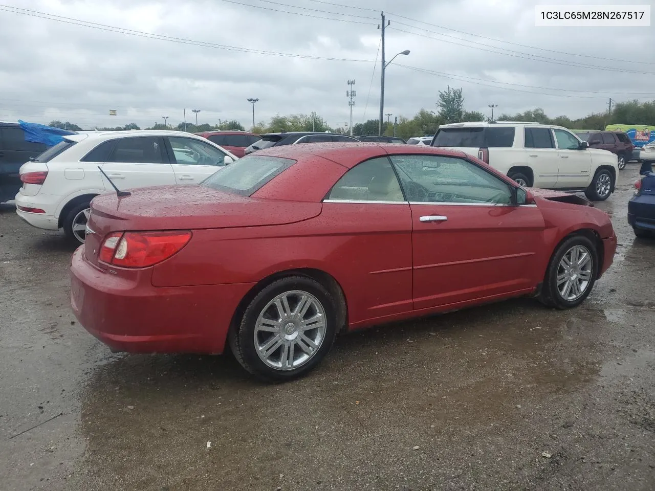 2008 Chrysler Sebring Limited VIN: 1C3LC65M28N267517 Lot: 73114414