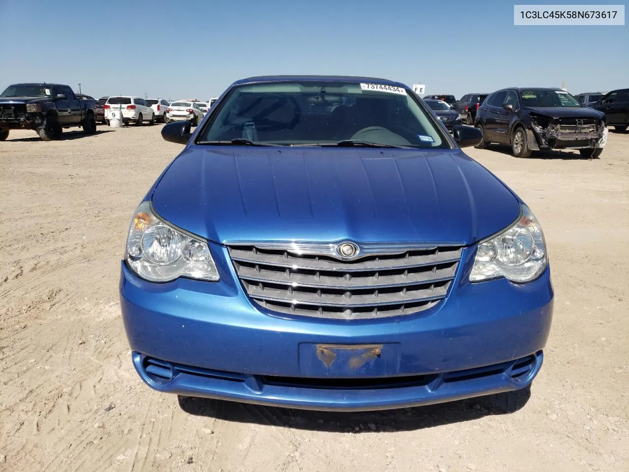 2008 Chrysler Sebring VIN: 1C3LC45K58N673617 Lot: 73744434