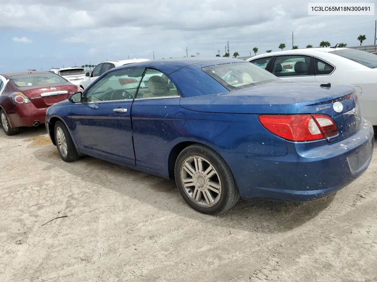 2008 Chrysler Sebring Limited VIN: 1C3LC65M18N300491 Lot: 74578424