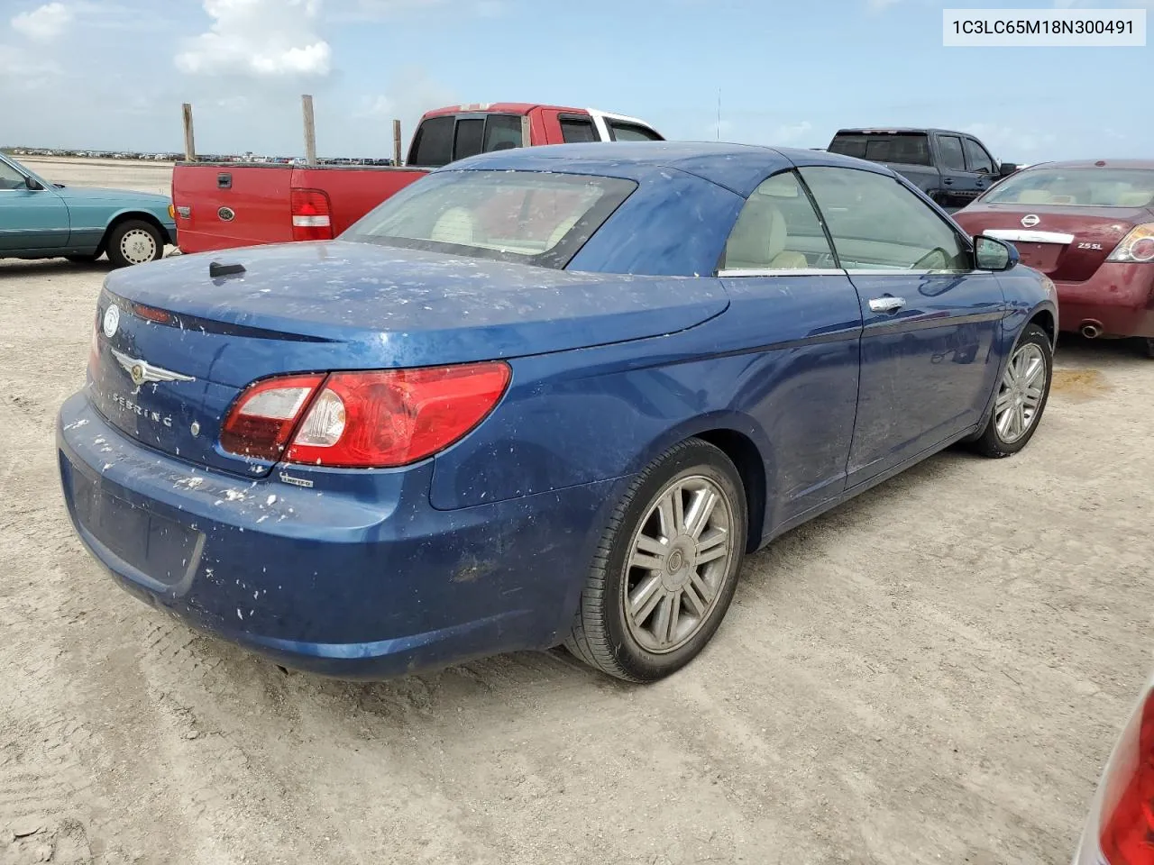 2008 Chrysler Sebring Limited VIN: 1C3LC65M18N300491 Lot: 74578424