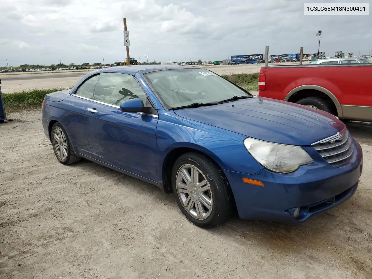 2008 Chrysler Sebring Limited VIN: 1C3LC65M18N300491 Lot: 74578424