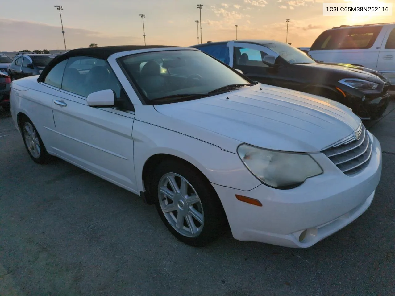 2008 Chrysler Sebring Limited VIN: 1C3LC65M38N262116 Lot: 75097654