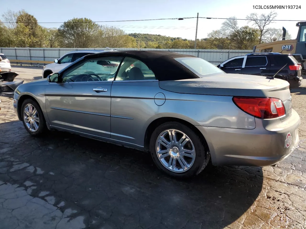 2008 Chrysler Sebring Limited VIN: 1C3LC65M98N193724 Lot: 75231124