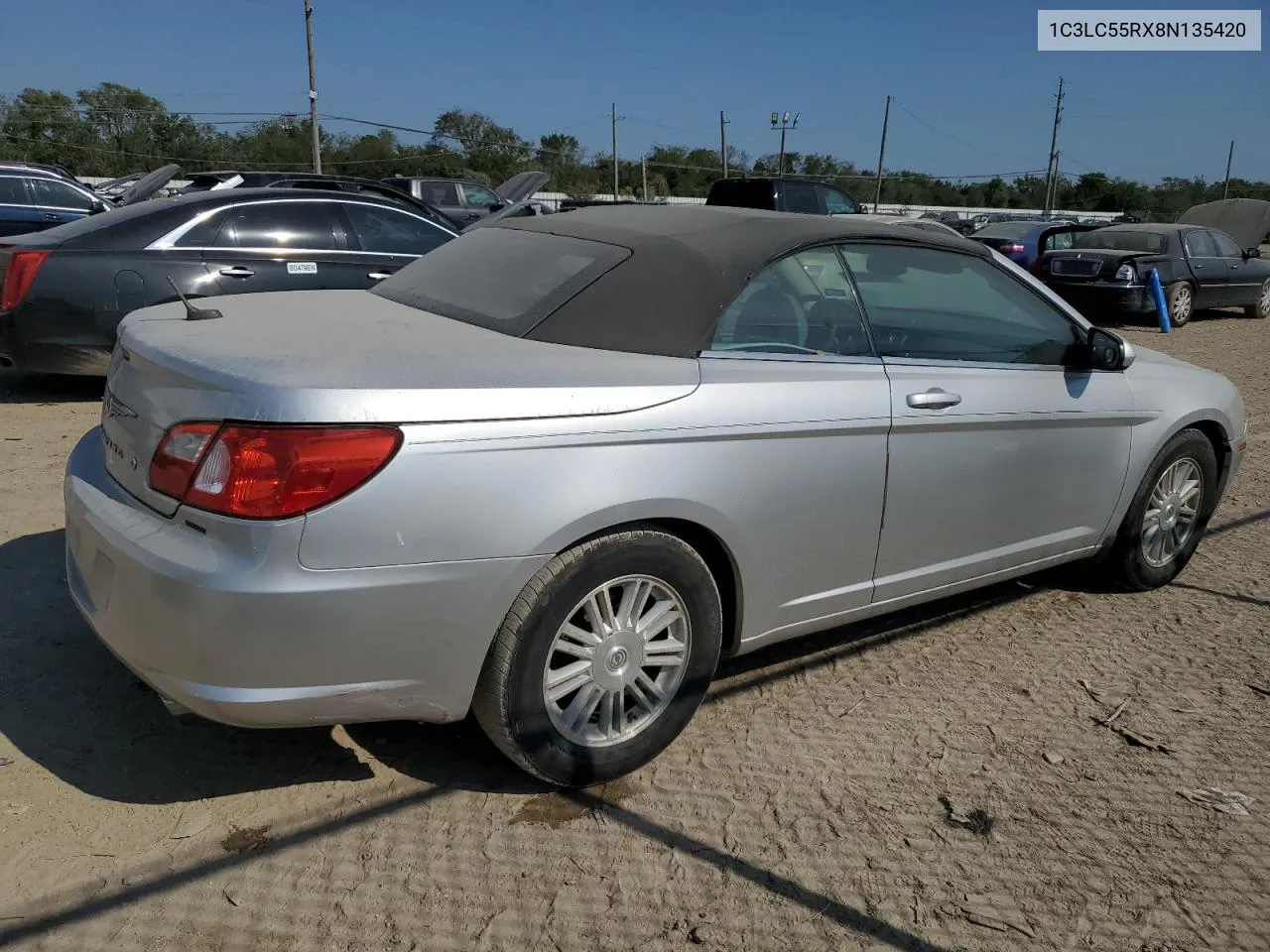 2008 Chrysler Sebring Touring VIN: 1C3LC55RX8N135420 Lot: 75248874